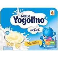 Nestlé Yogolino Postre lácteo Mini Natillas - Para bebés a partir de 6 meses - Paquete de 8x6 tarrinas de postre lácteo…